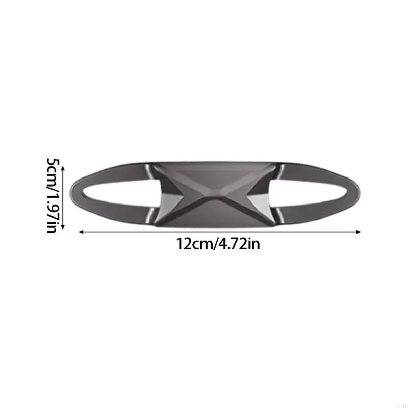 Glasses Camera & LED Cover 4-Pack – Matte Black Clip-On