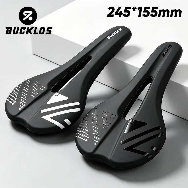 BUCKLOS Ultralight Breathable MTB & Road Bike Saddle Seat