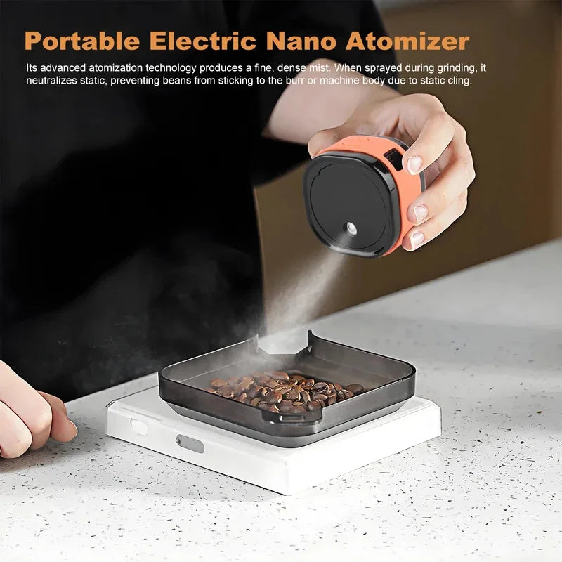 Electric Antistatic Coffee Bean Atomizer | Nano Espresso Sprayer