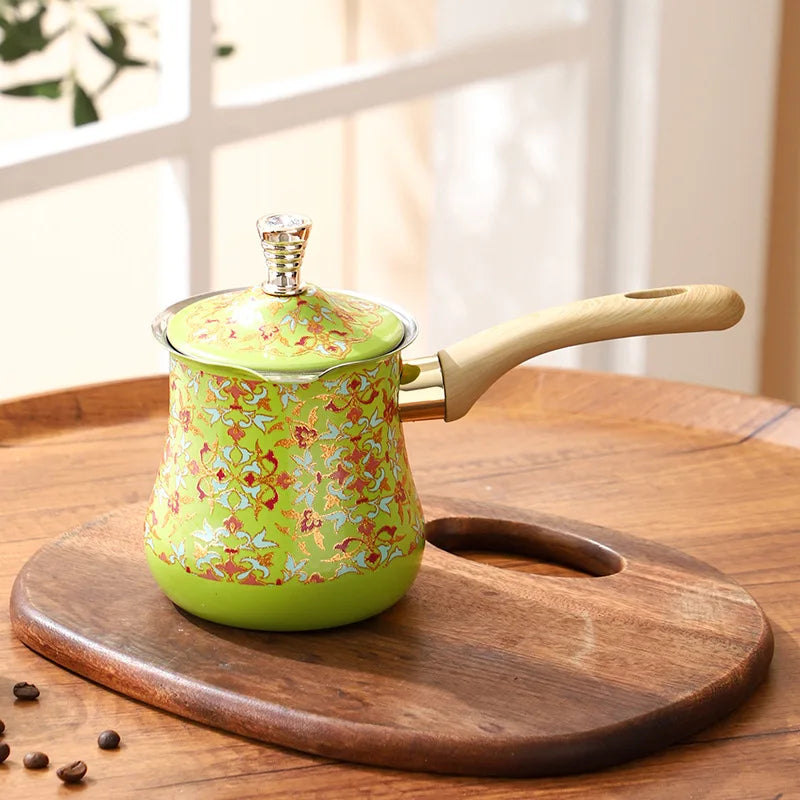 Nixie 550ml Turkish Coffee Pot – Stainless Steel Milk & Tea Maker