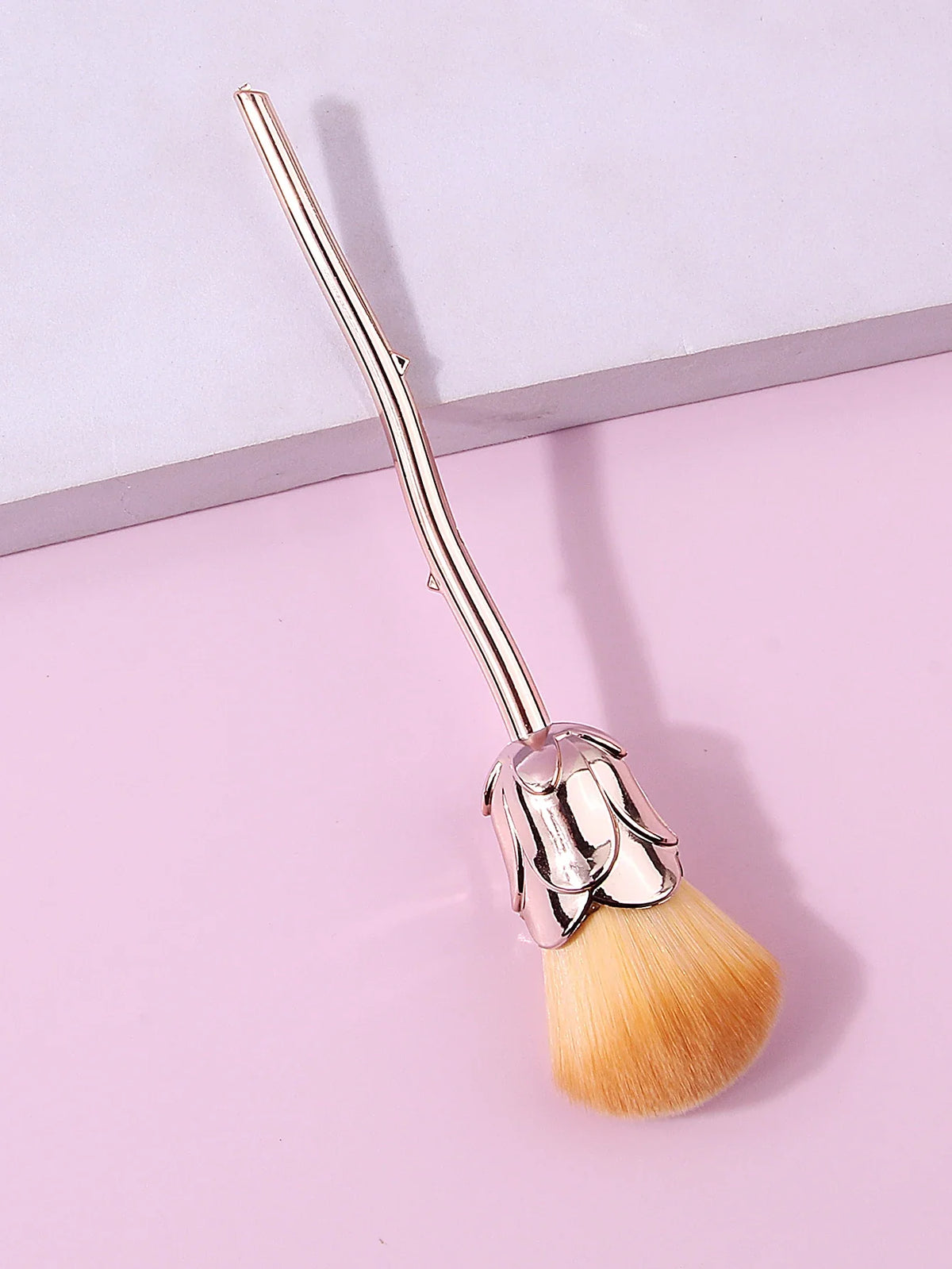 Rose Nail & Makeup Brush Set – Soft Wool Bristles | Nixie