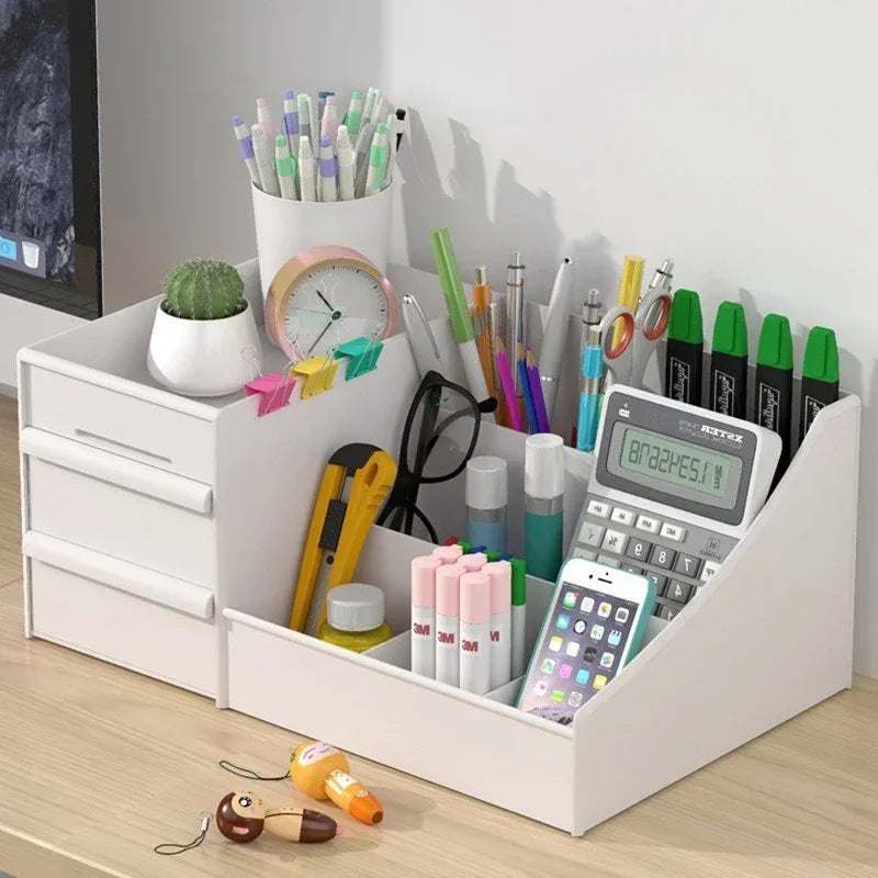 Plastic Drawer Makeup Storage Box – Desktop Organizer Shelf