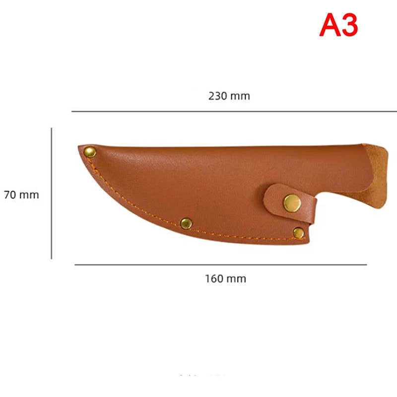 Leather Knife Sheath for Chef & Butcher Knives | Cowhide