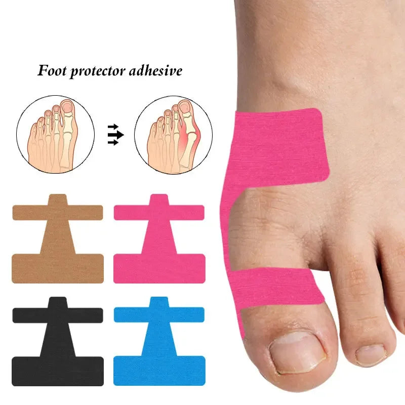 Bunion Corrector Kinesiology Tape – Big Toe Straightener 10 Pack