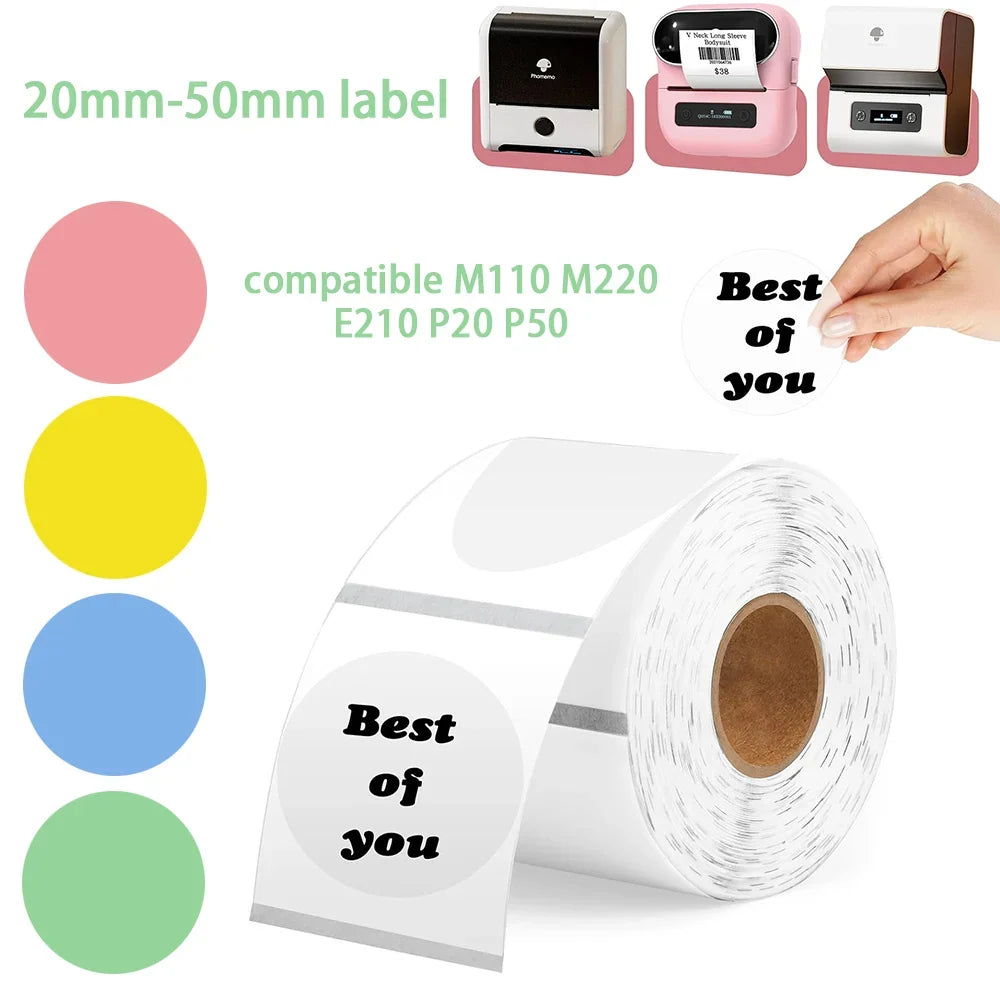 Thermal Label Sticker Paper 30–50mm | Phomemo M110 M220 M200