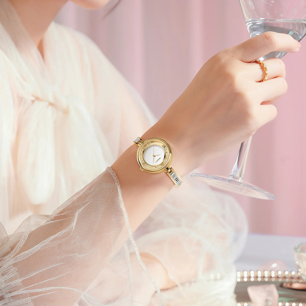 REBIRTH Quartz Watch – Elegant Stainless Steel, Water Resistant