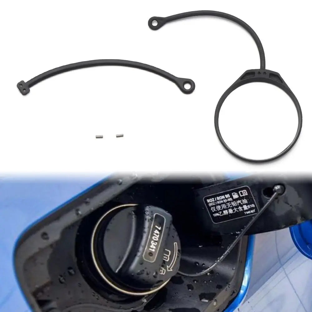 Universal Fuel Tank Cap Traction Rope & Ring | Anti-Loss Car Cord