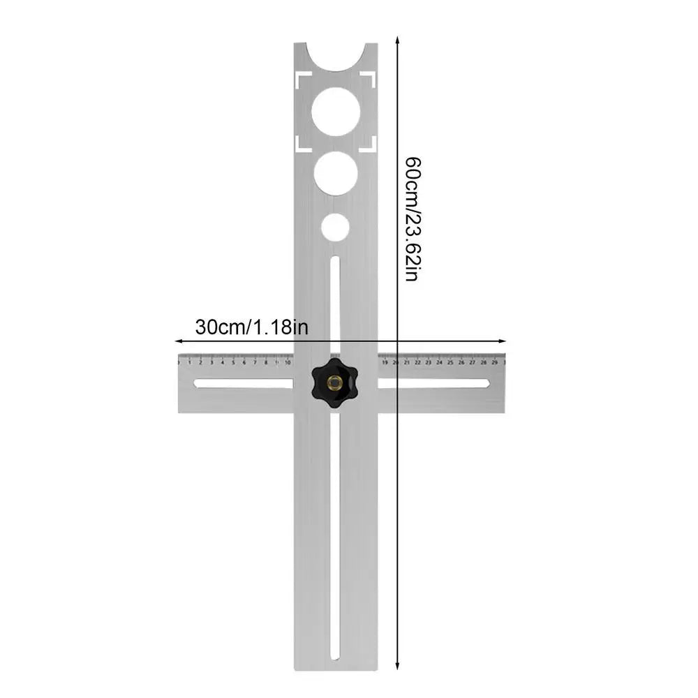 Tile Hole Locator – Stainless Steel Adjustable Drill Guide Tool