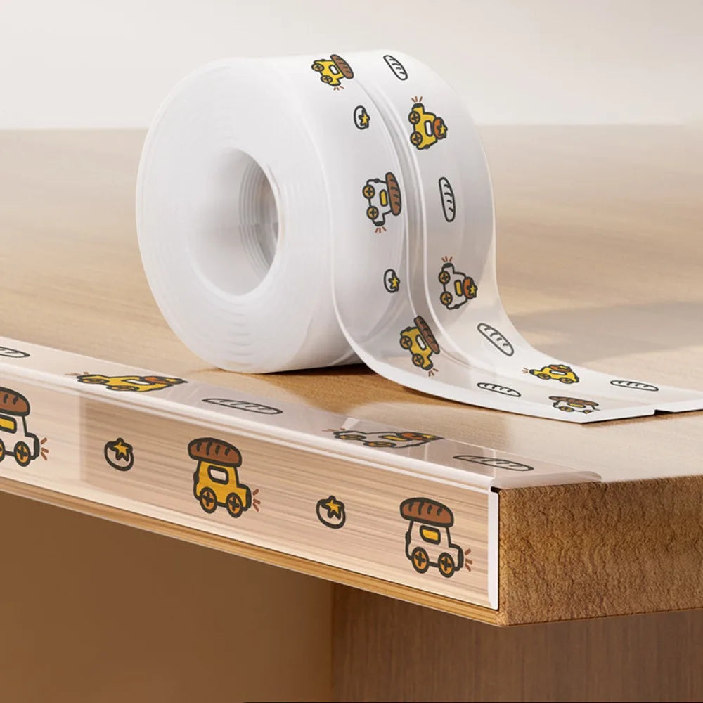 2m Baby Safety Table Edge Guard Strip | Transparent PVC Cushion