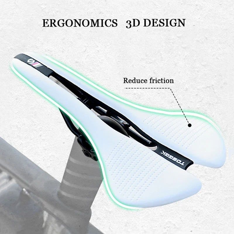 TOSEEK Ultralight MTB Bike Saddle – Ergonomic Hollow Cycling Seat