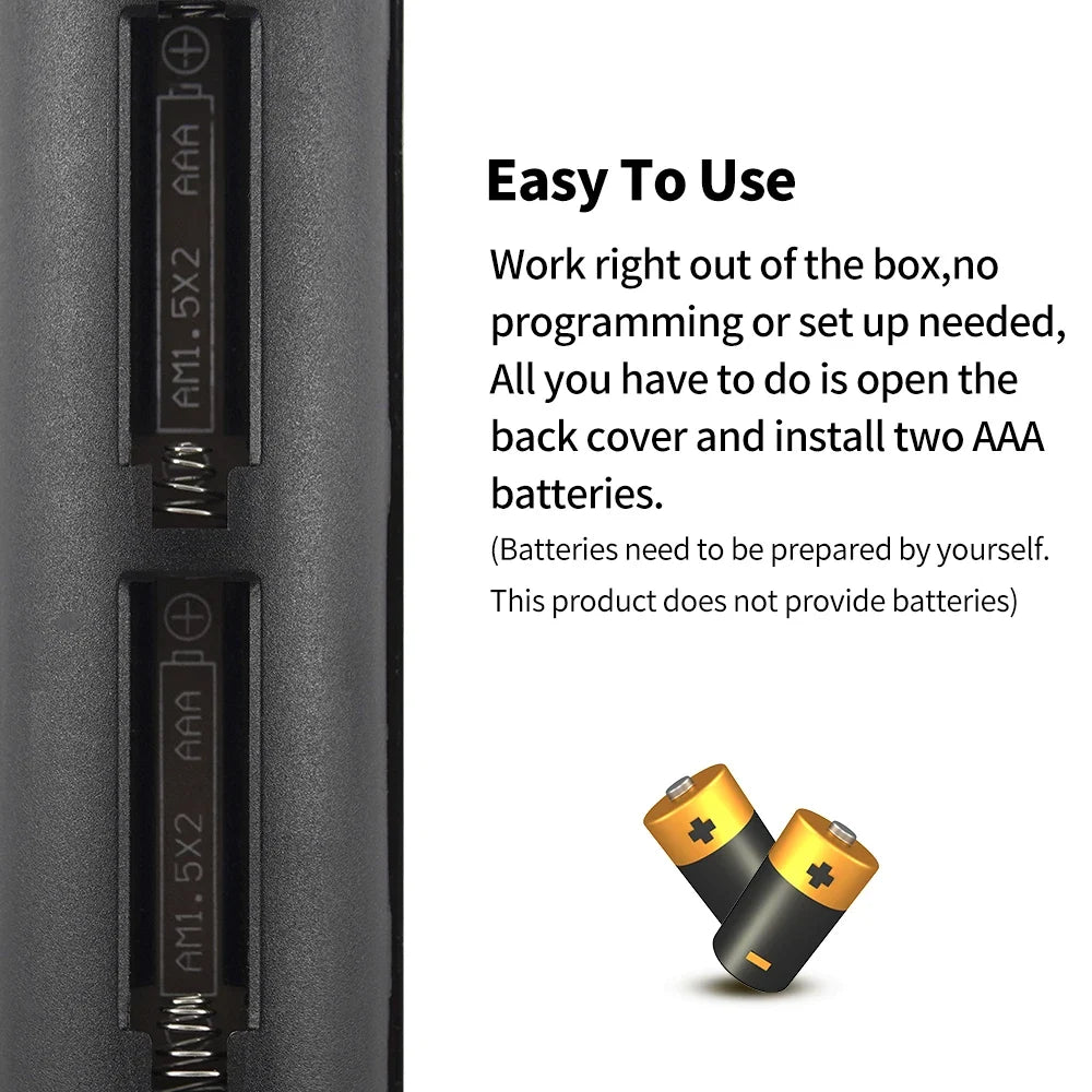 Replacement Remote for Toshiba & Insignia Smart TVs | 6 Shortcuts