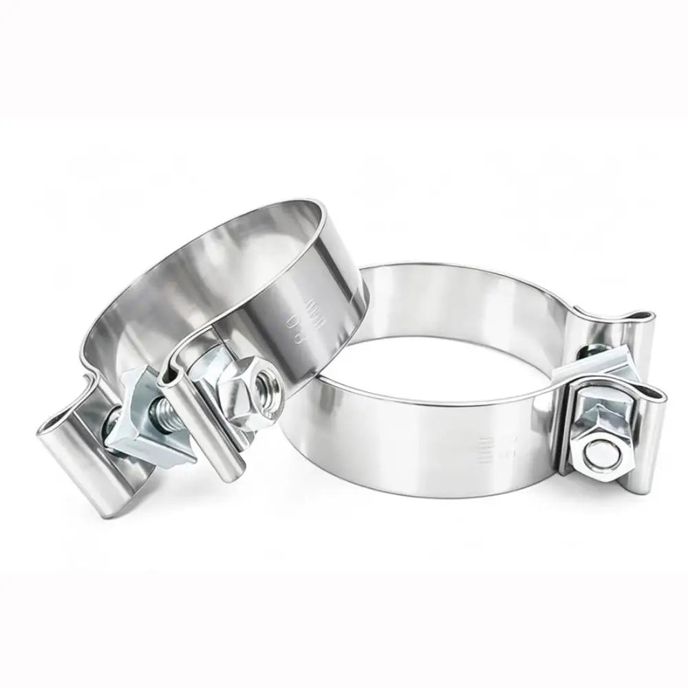 Stainless Steel Exhaust Pipe Clamp 40–76mm Universal Ferrule