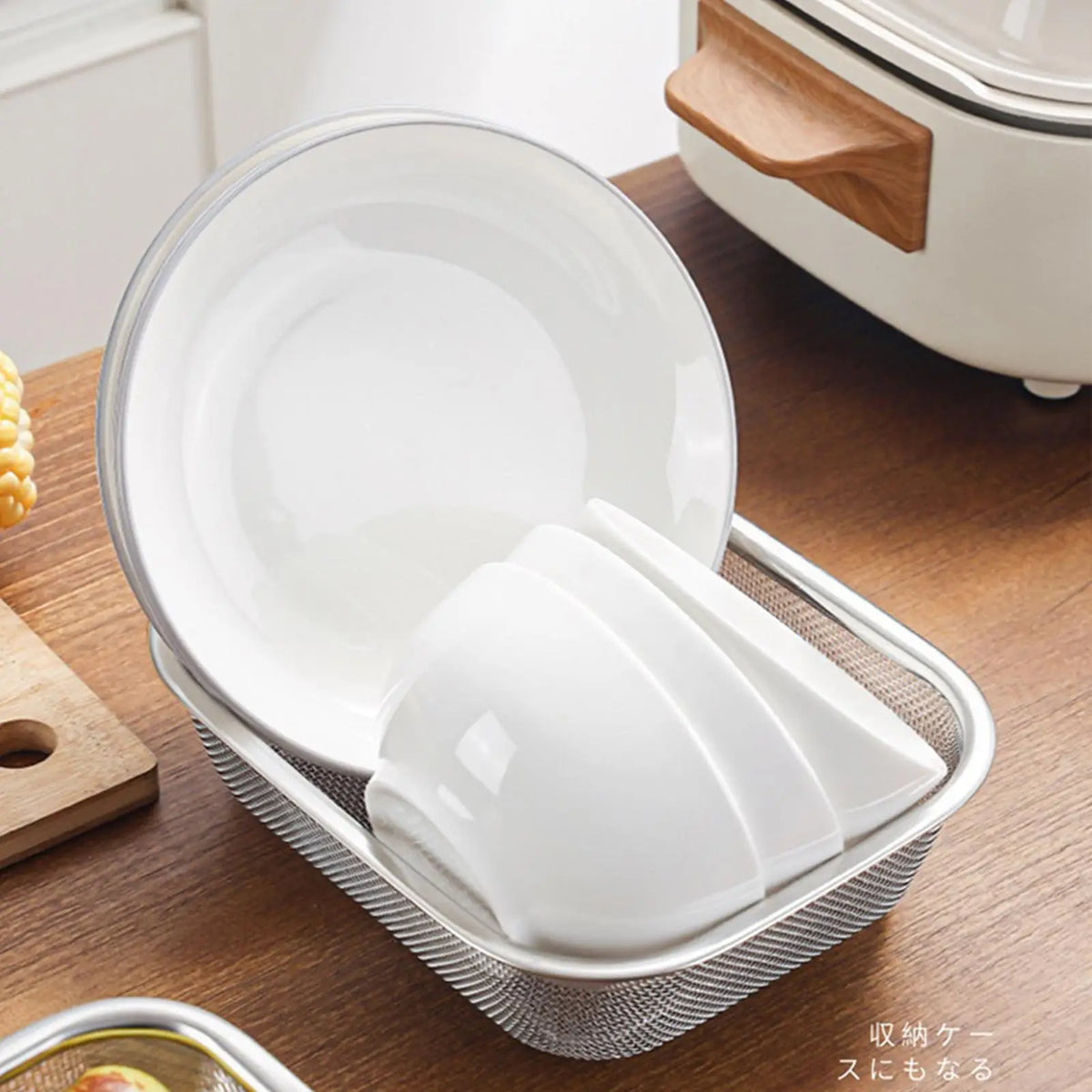 Stainless Steel Rectangle Fine Mesh Oil Strainer Basket