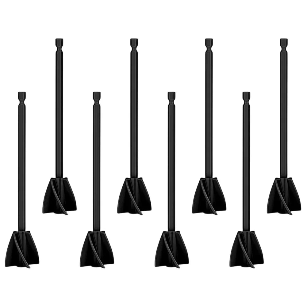 DAZZLEEX 8-Piece Epoxy Resin Mixer Drill Bits | Paint Mixing Rod