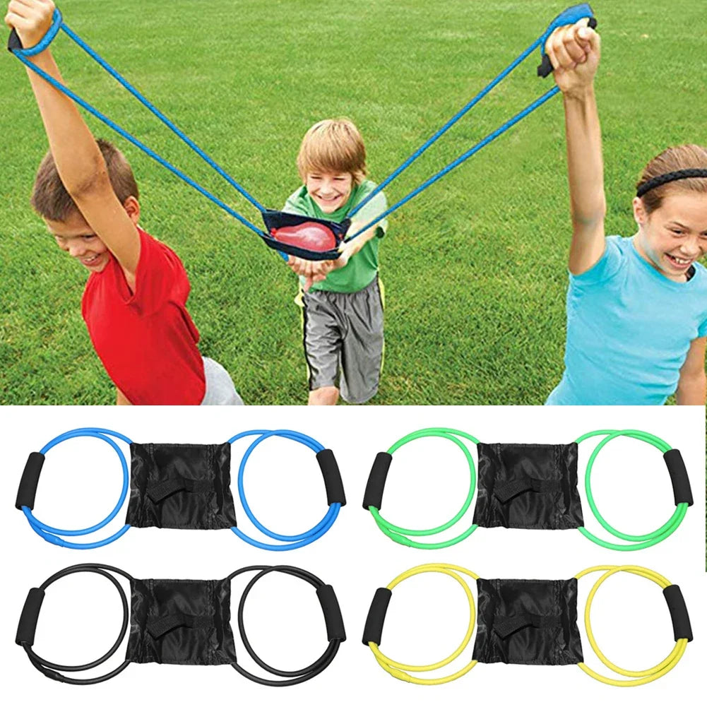 Water Balloon Slingshot Launcher – Long Range 3-Person Team
