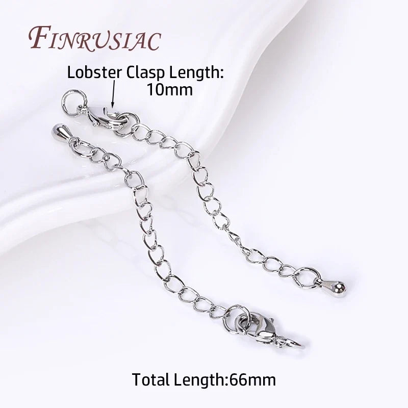 Gold Plated Lobster Clasp Extension Chain 66mm – DIY Jewelry