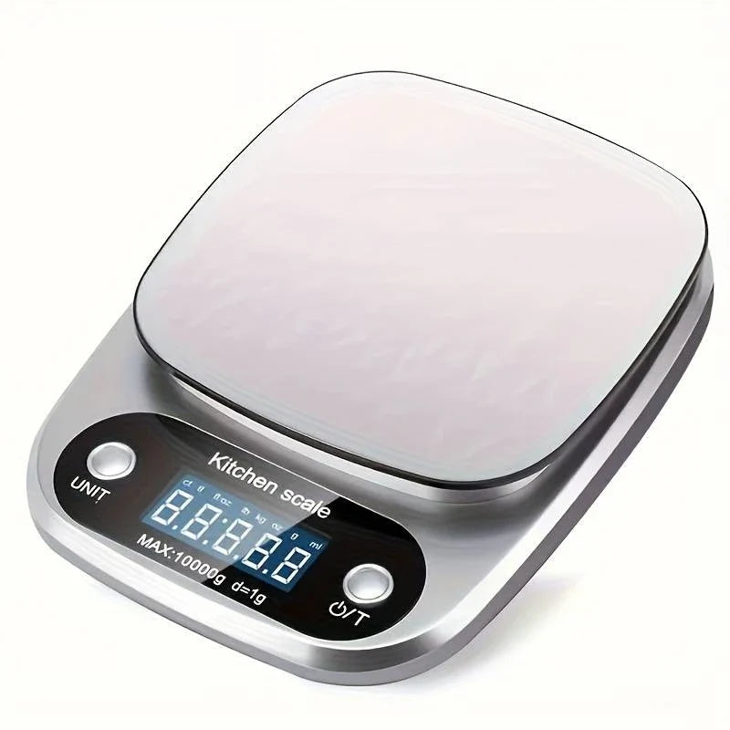 10kg LCD Kitchen Scale – Precise Gram Scale for Food & Baking