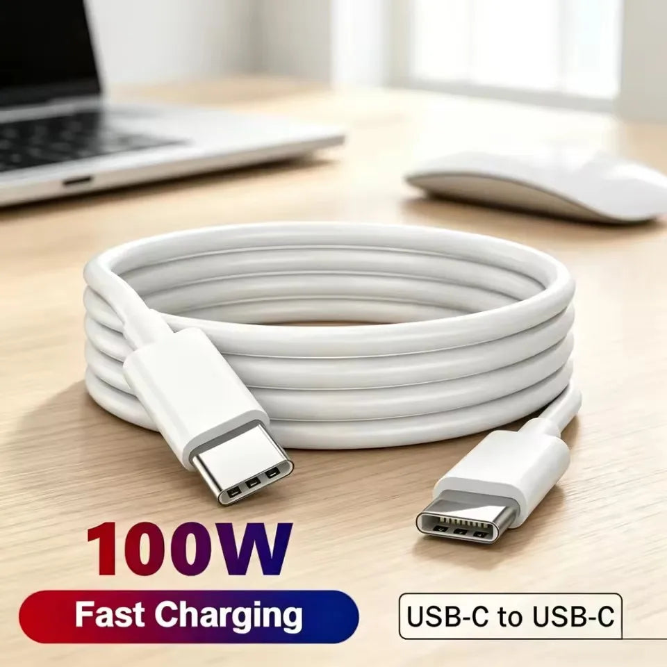 100W USB-C to USB-C Fast Charging Cable | 1M 1.5M 2M