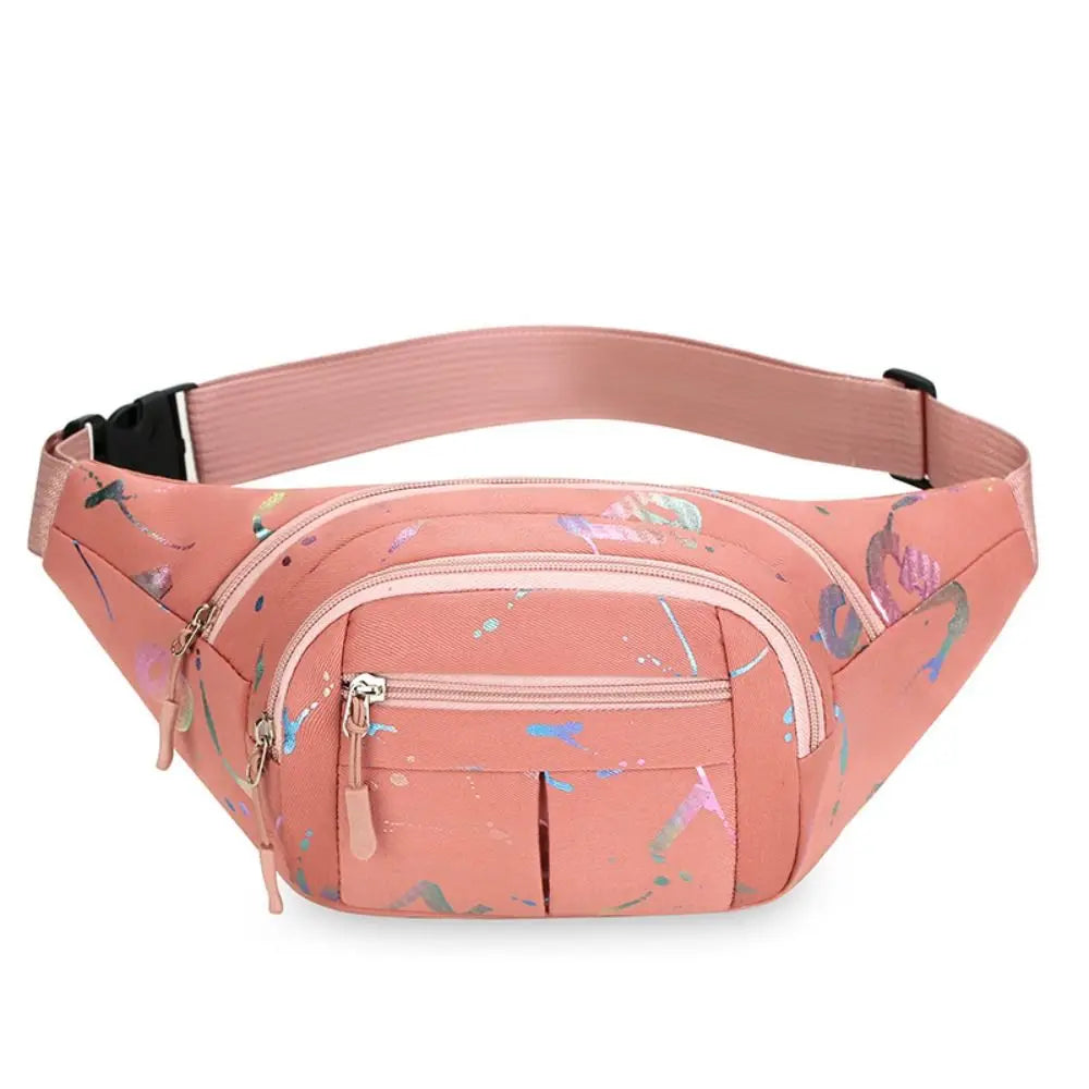 Women's Sport Waist Bag – Multi-Compartment Crossbody