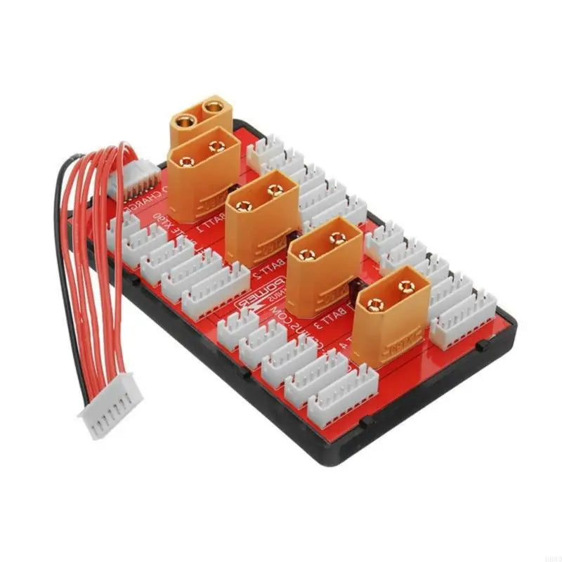 XT90 Parallel Charging Board – Charge 4 LiPo Batteries at Once