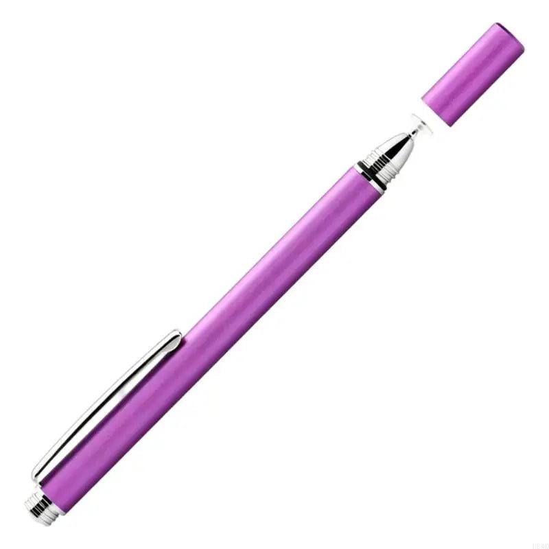 Disc Tip Stylus Pen – Metal Body, Cap & Clip for Touchscreens
