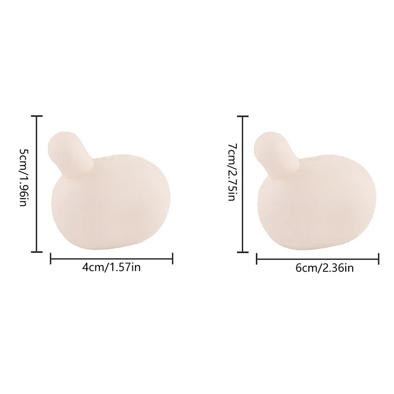5Pcs DIY Blow Bubble Squeeze Fidget Toy – Sensory Pinch Balls