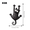 Cute Hanging Cat Refrigerator Magnet – Fun Kitchen Decoration