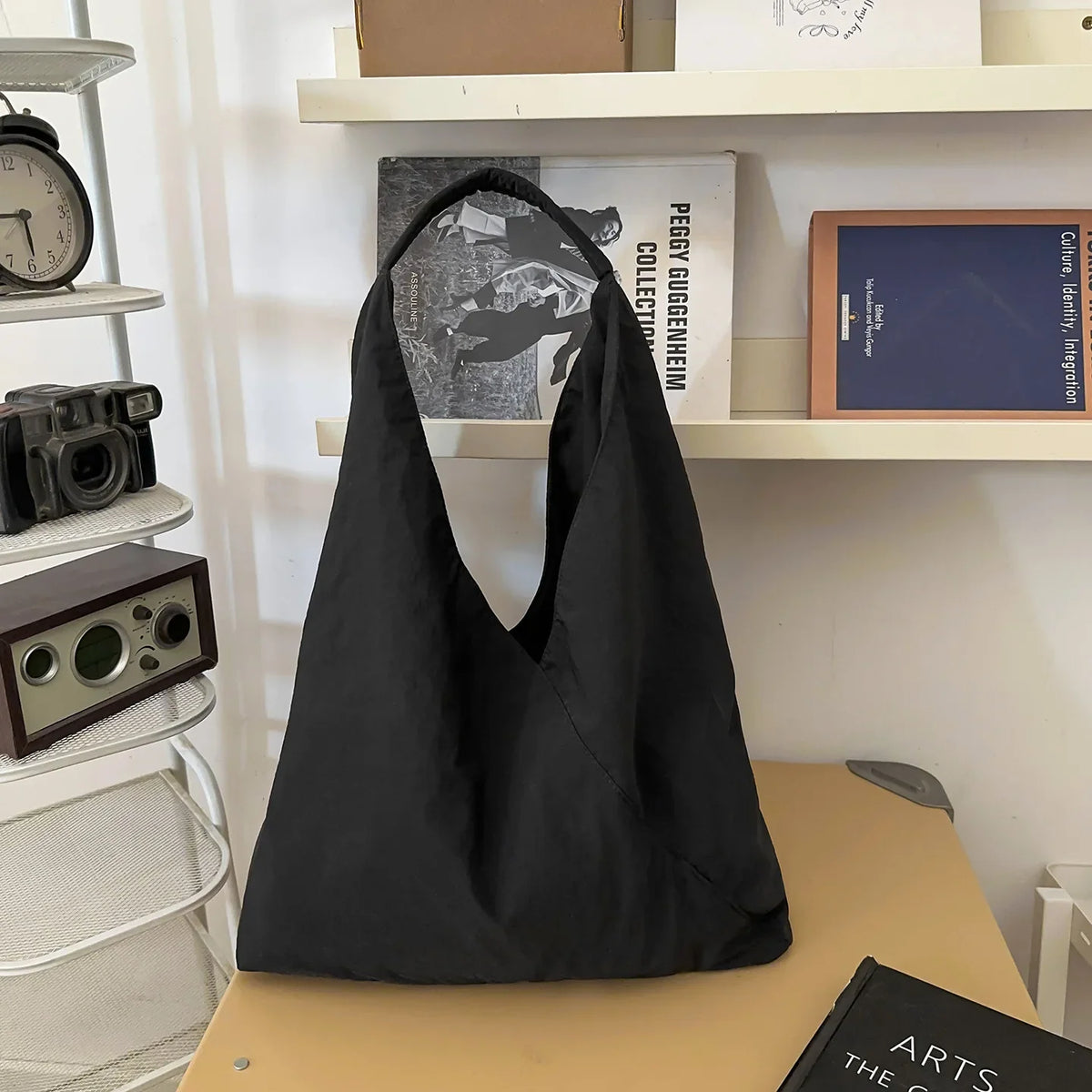 Harajuku Dumpling Shoulder Bag – Large Casual Nylon Hobo Bag