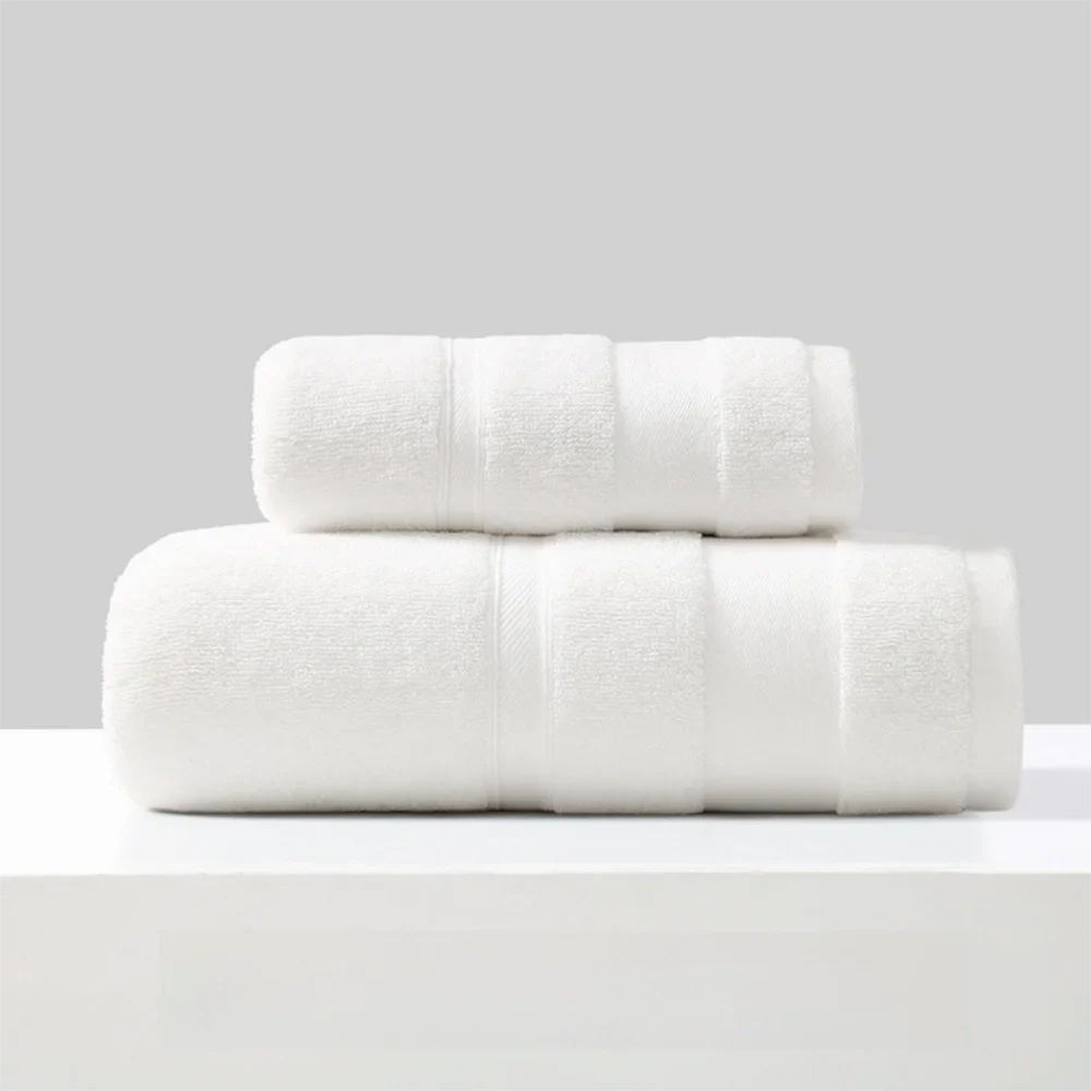 Soft Absorbent Cotton Bath Sheet & Face Towel – Hotel Quality