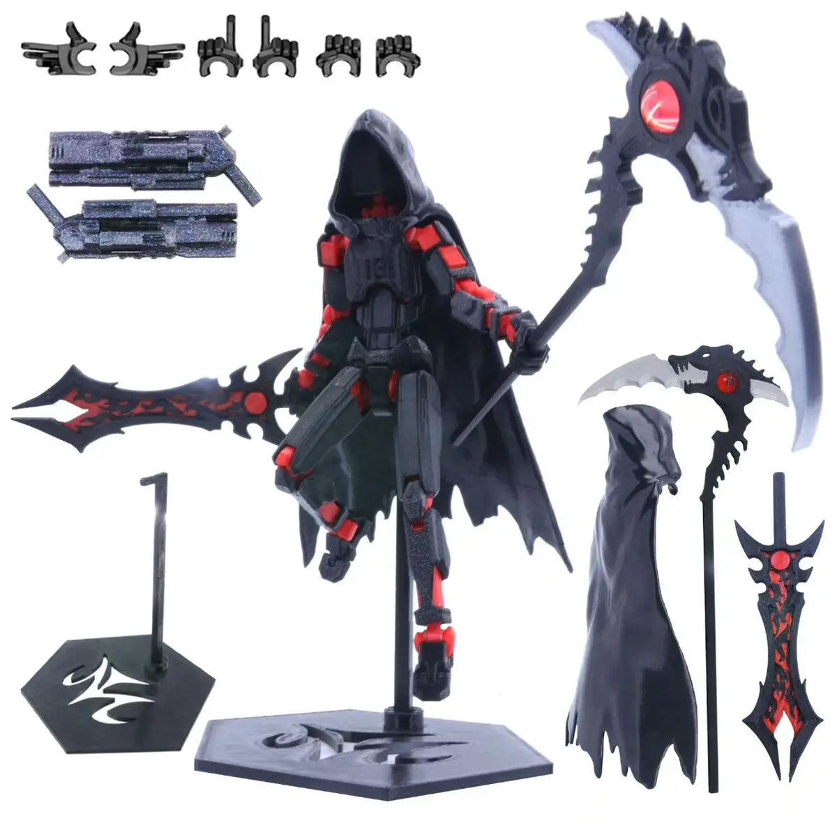 T13 Lucky13 3D Printed Multi-Jointed Robot Action Figure