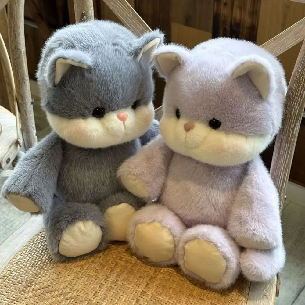 Soft Cat Stuffed Animal Plush Pillow – Cute 17.7" Cuddle Toy
