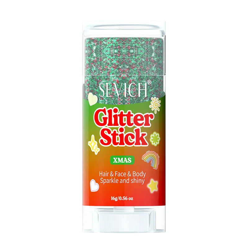 Sequin Body & Hair Glitter Gel Stick – 8 Colors Festival Makeup