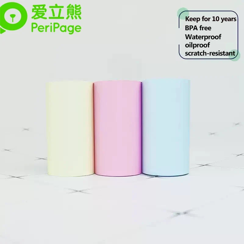 Peripage Thermal Paper 56x30mm – 3 Rolls for Mini Printers