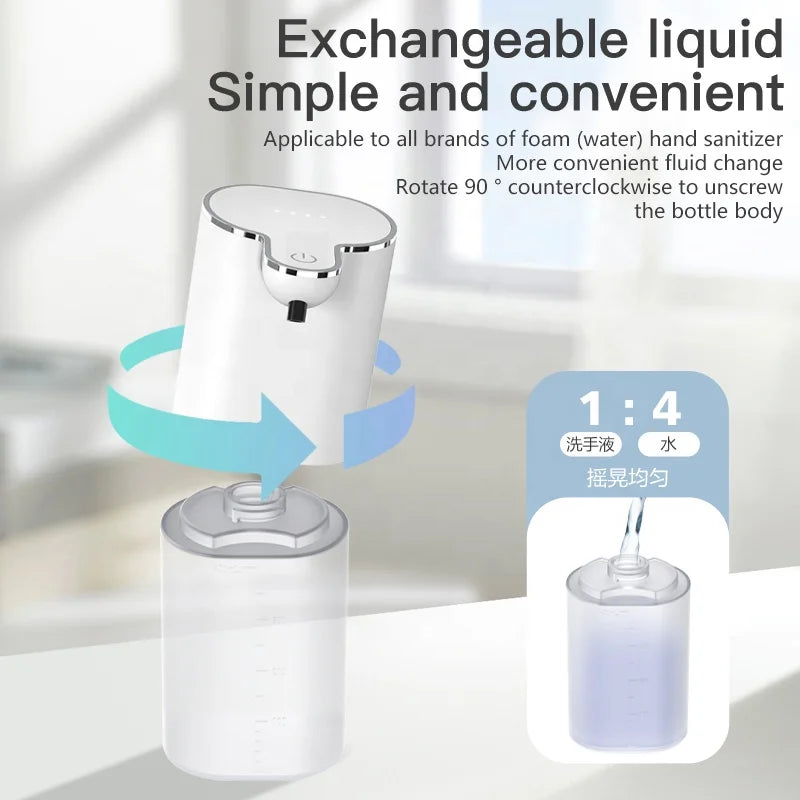 400ml Touchless Automatic Foam Soap Dispenser | Wall Mount
