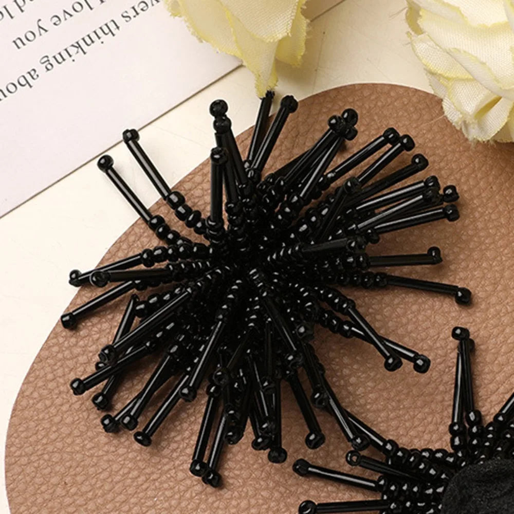 3D Handmade Flower Beads Sew-On Patch | Fabric Applique
