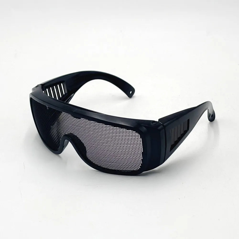 Steel Wire Mesh Safety Goggles – Impact & Windproof Protection
