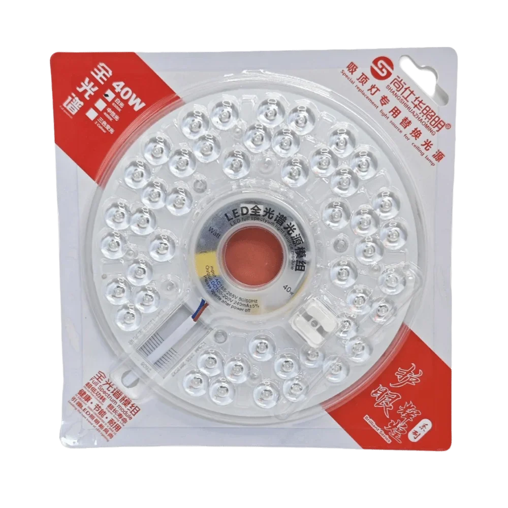 Round LED Panel Light 20W–100W Dimmable Flush Mount Ceiling