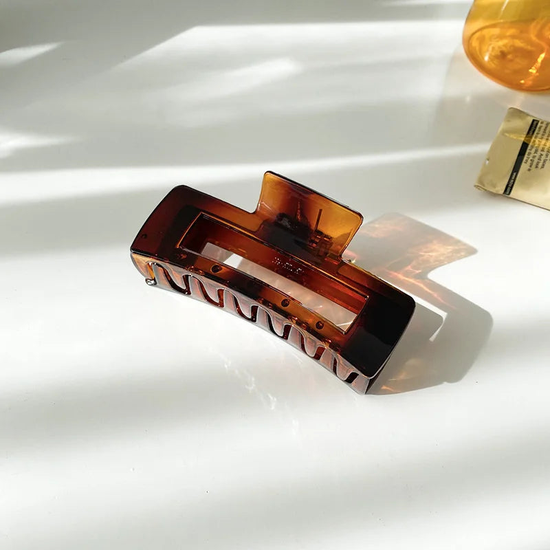 Large Acrylic Hair Claw Clip – Korean Geometric Barrette