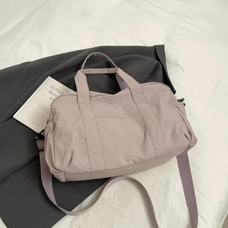 Large-Capacity Nylon Travel & Yoga Duffel Bag – Unisex