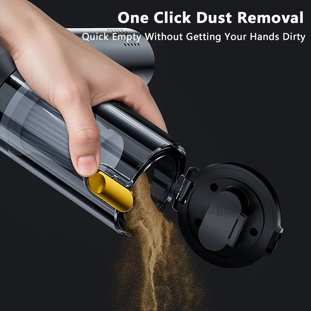 Raugee Cordless Handheld Car Vacuum – 16000Pa 6000mAh