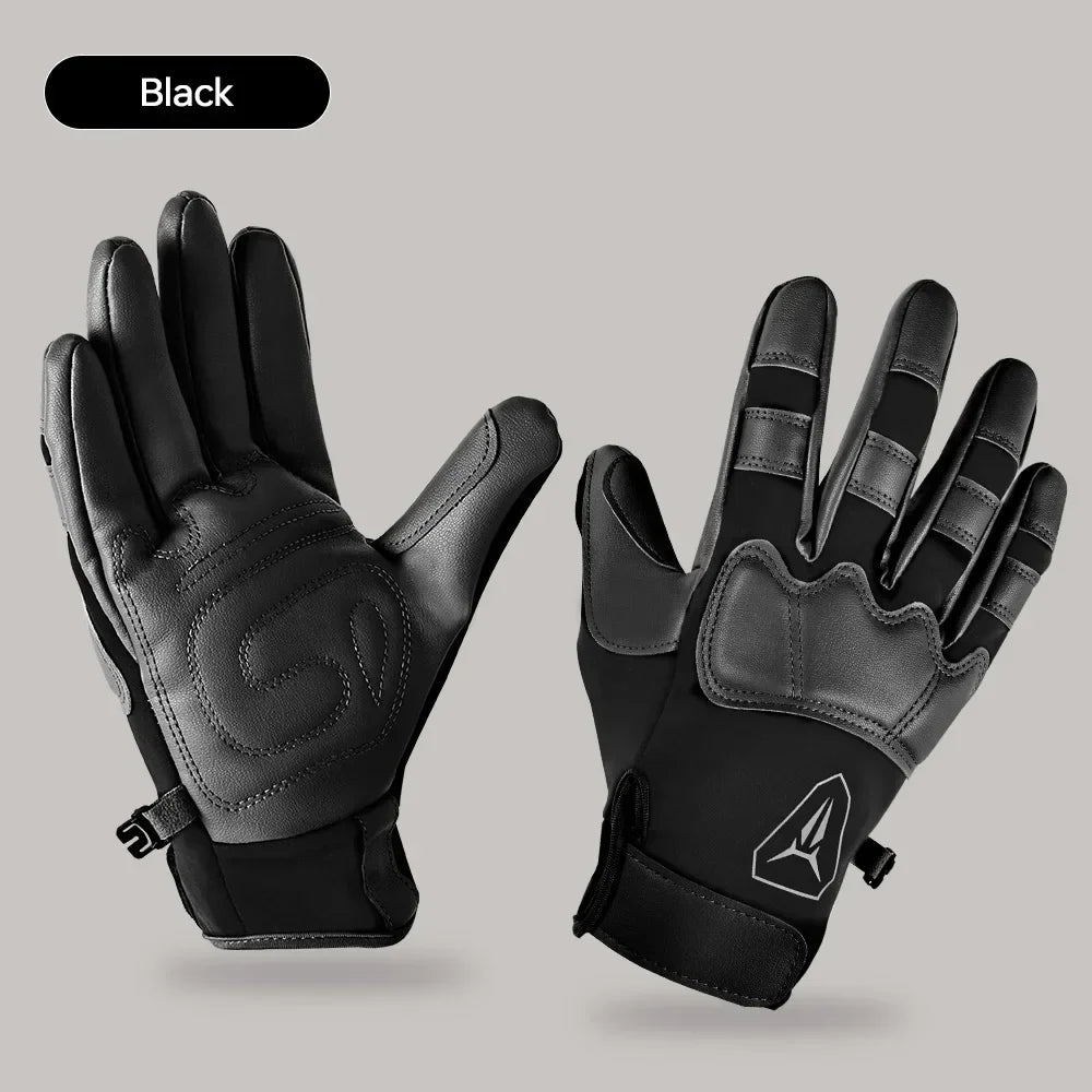 Winter Cycling Gloves – Thermal Windproof Touchscreen Full Finger