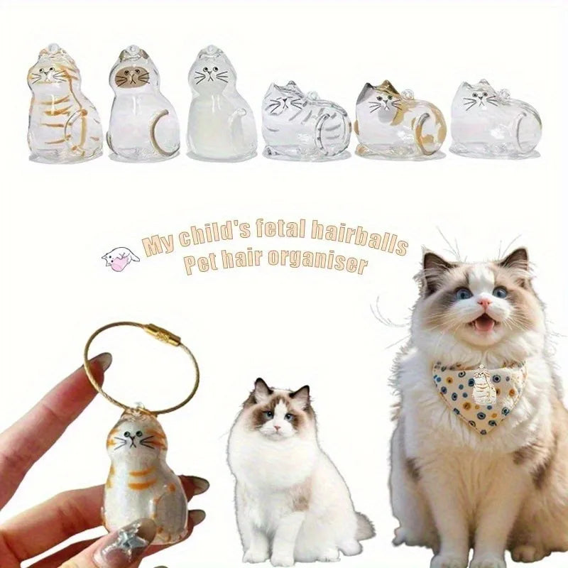 Dog Hair Keepsake Storage Pendant Keychain | Pet Gift