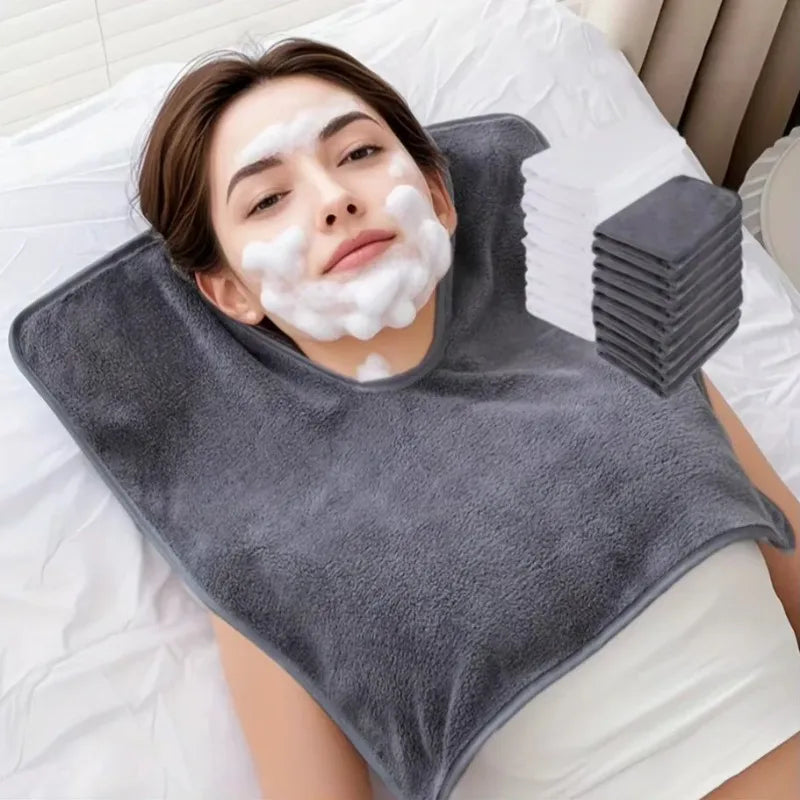 U-Shaped Spa Face Towel – Soft Microfiber Beauty Towel