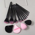 16 Pcs Makeup Brush Set – Powder, Blush & Eyeshadow Brushes