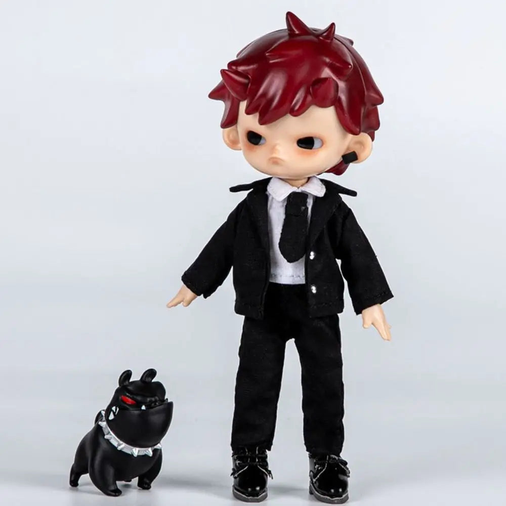 OB11 & 1/12 BJD Doll Clothes Set – Coat, Shirt & Pants