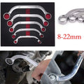 12-Point Metric Half Moon Wrench Set 8mm–22mm | 5 Piece