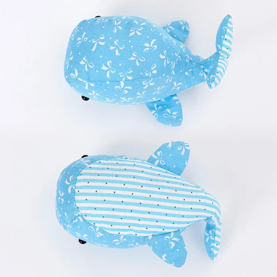 Whale Pin Cushion – Fabric Needle Holder for DIY Sewing
