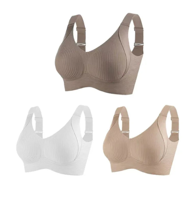 Women's Wireless Minimizer Bra – Seamless Full Coverage