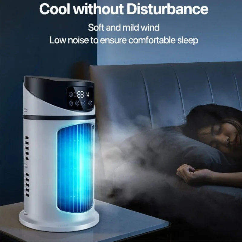 USB Desktop Cooling Fan with Timer – Portable & Quiet
