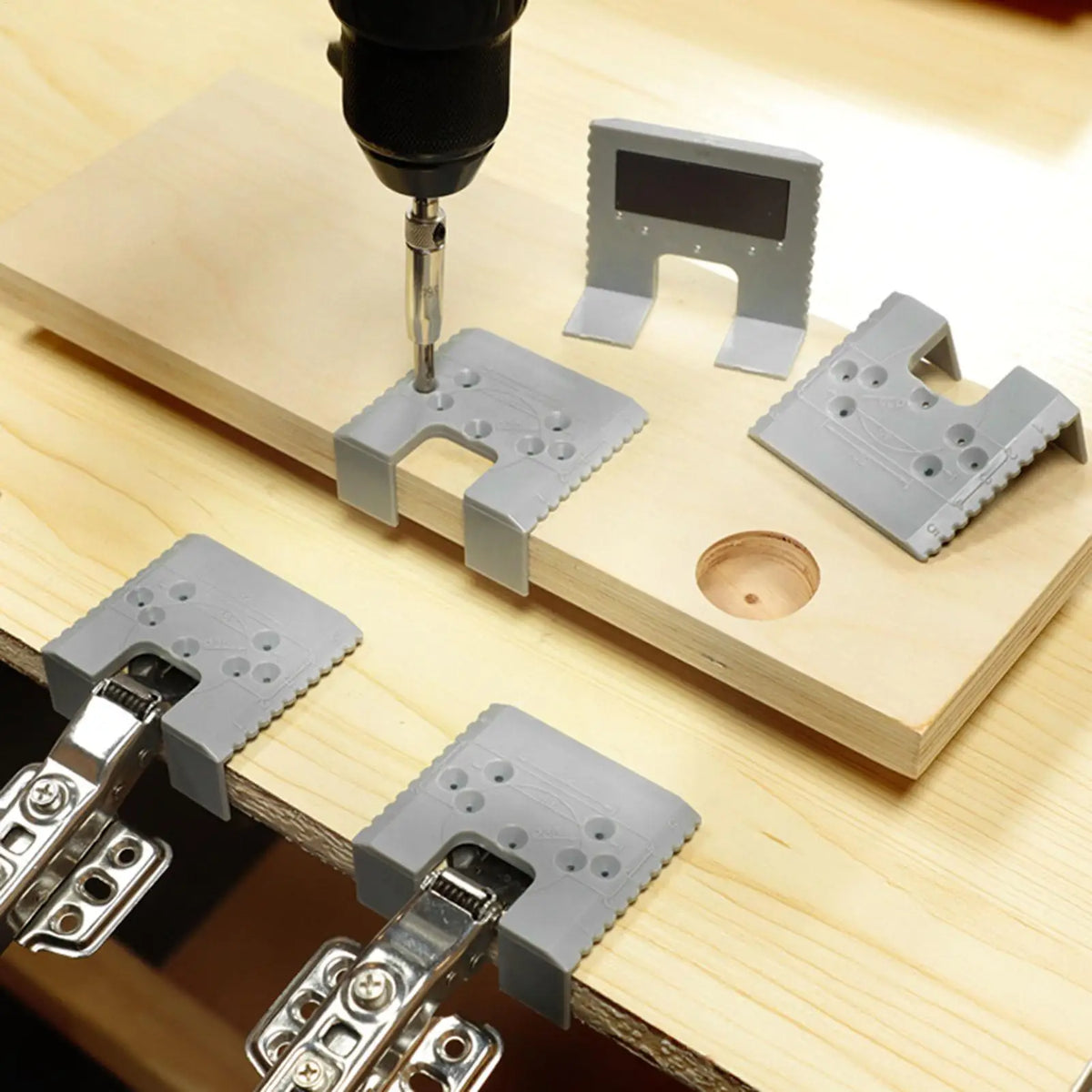 Magnetic Door Hinge Jig – Accurate Mortise Installation Tool